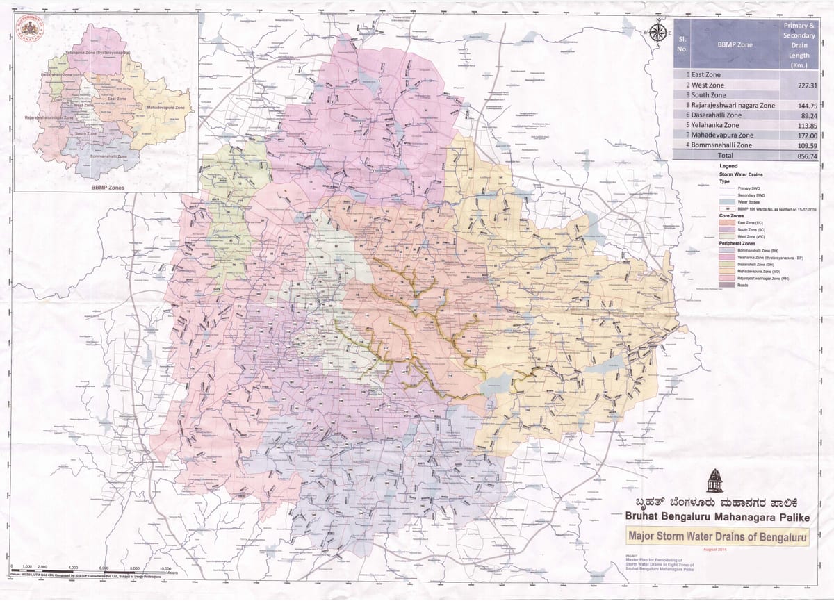 karta över BBMP rajakaluve