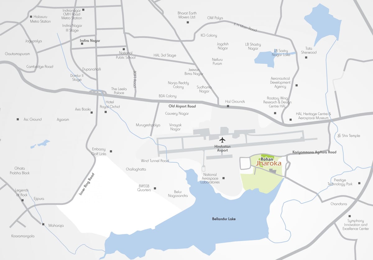 Bellandur karta Bangalore
