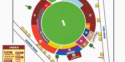 Chinnaswamy-stadion sittplatser karta